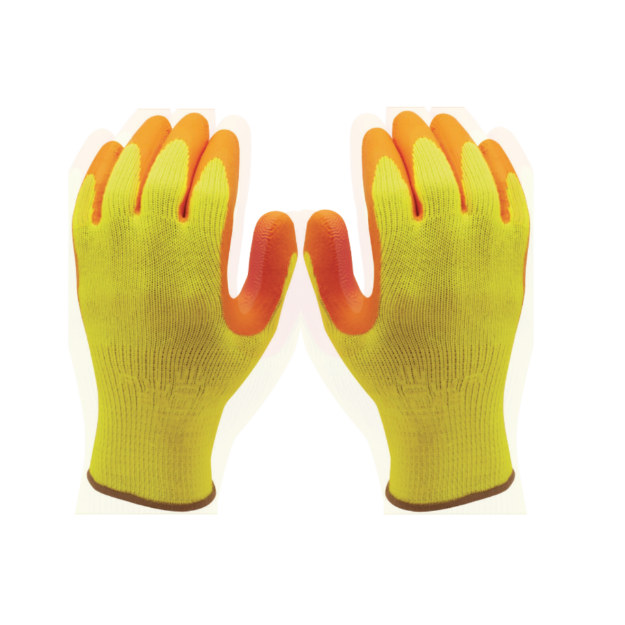 Picture of Showa 317 Hi Vis Latex Grip Glove Pair