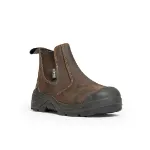 Picture of Xpert XPP2450 Gift Bundle Pro Drover Junior Non-Safety Dealer Boot Brown c/w Beanie and Torch