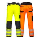 Picture of Portwest PW303 Hi Vis Lightweight Stretch Pants