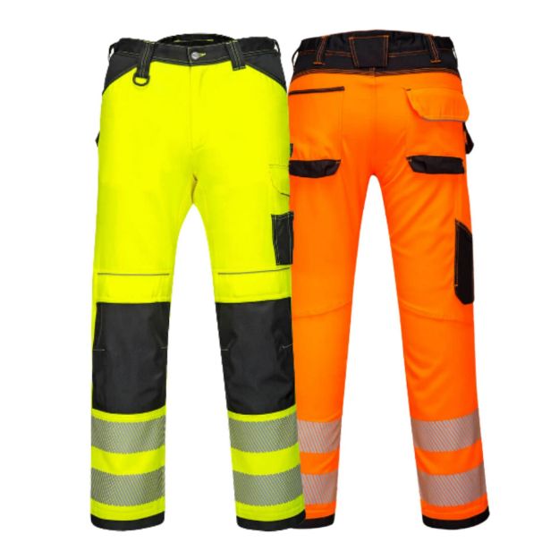 Picture of Portwest PW303 Hi Vis Lightweight Stretch Pants