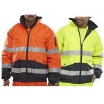 Picture of BSEEN EUROPA HIVIS BOMBER  W/ ZIP OFF SLEEVES & LINING    