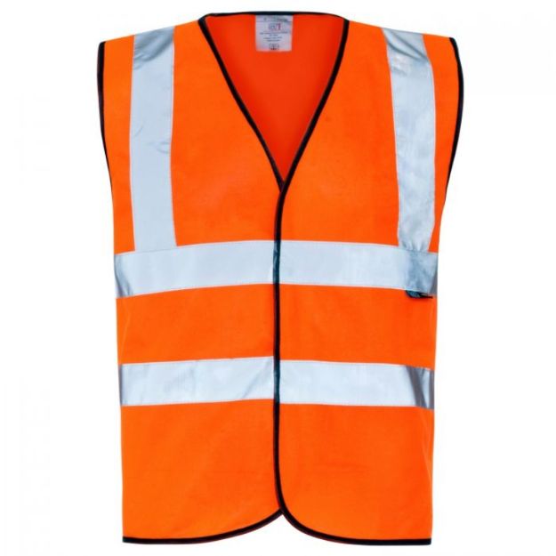 Picture of ORANGE 2 BAND HI-VIS VEST     