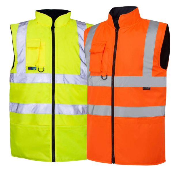 Picture of BODYWARMER  HI-VIS REVERSABLE    