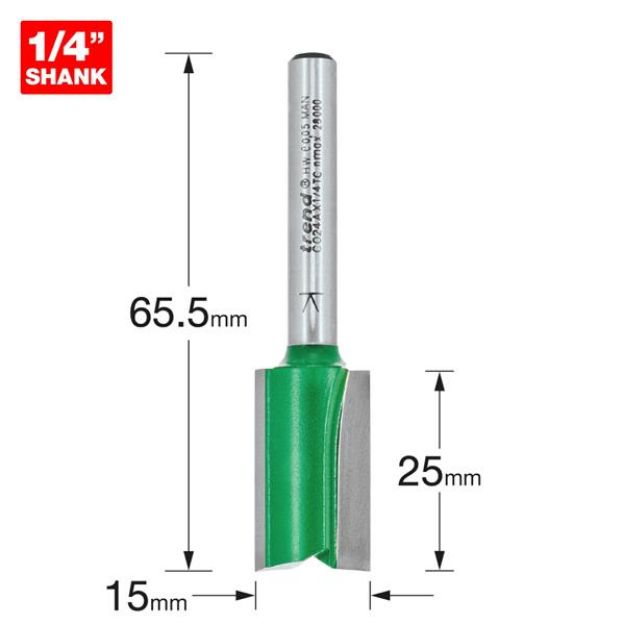 Picture of Trend Two Flute Cutter 15.0mm diameter